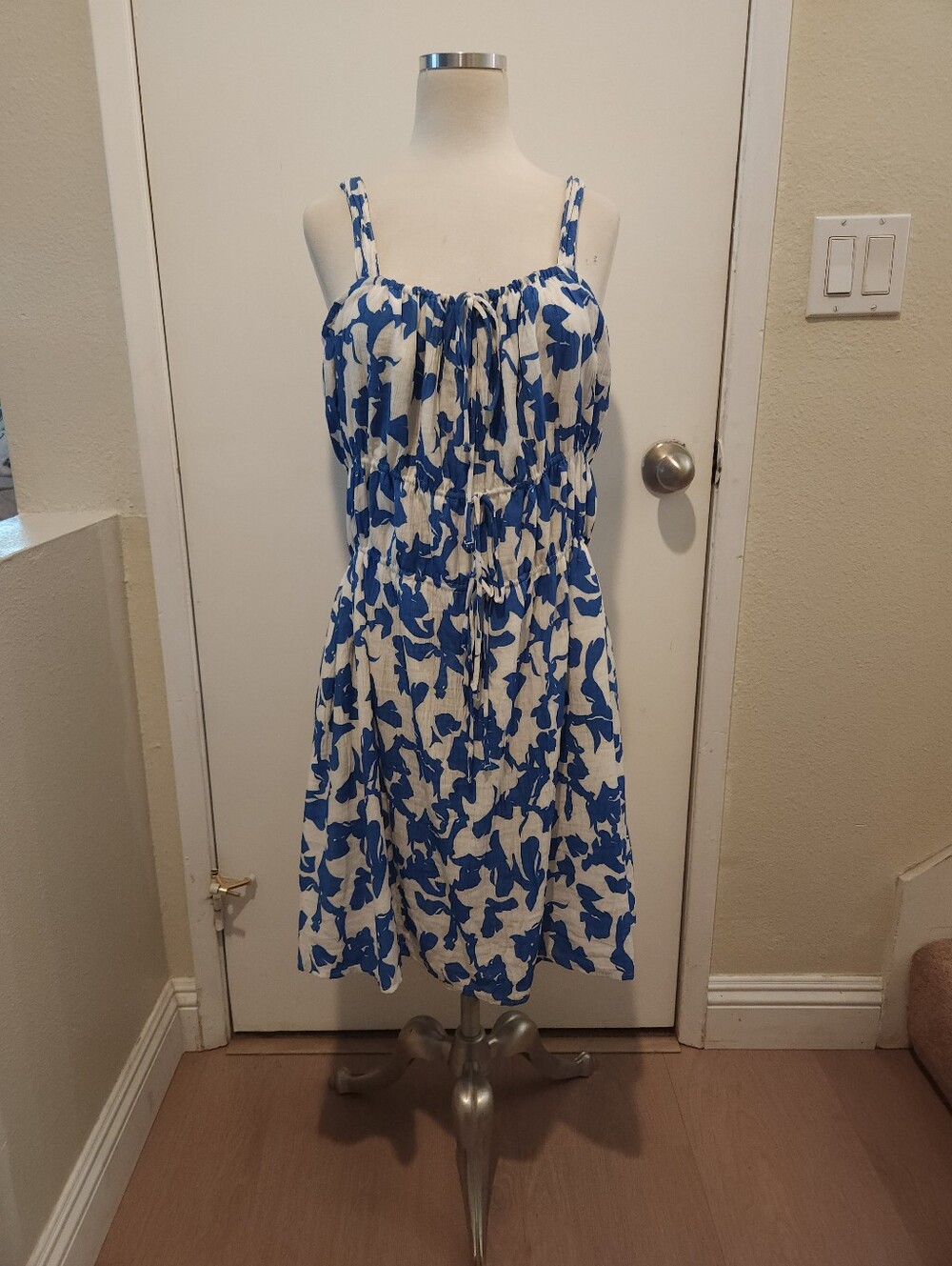 Blue Floral Summer Sundress - Women
